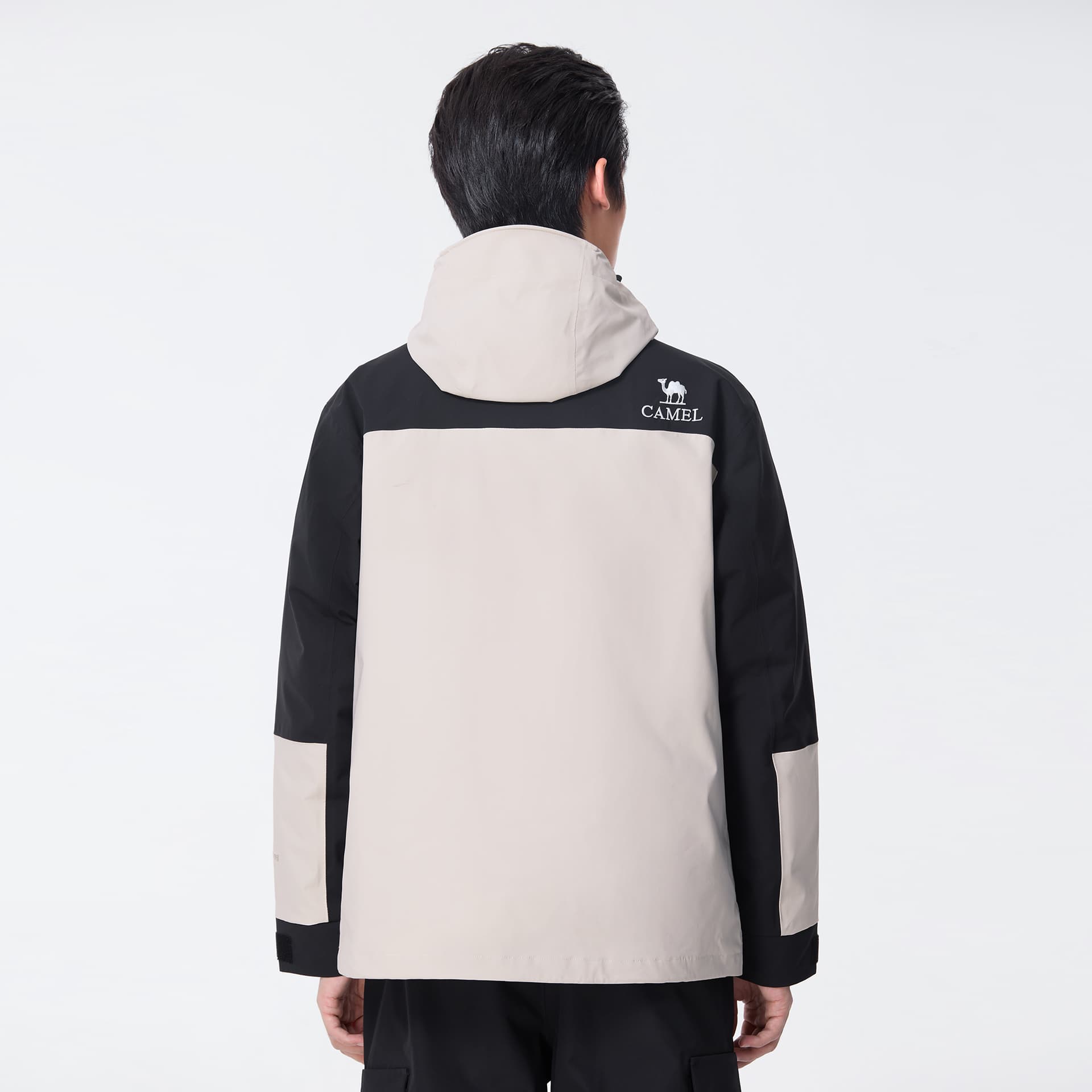 Демисезонная куртка CAMEL Capsule Series Fog Breaker 2,0 Горный стиль утепленная ветрозащитная и водонепроницаемая съемная пуховая подкладка 3 в 1 ветровка мужской - изображение 6
