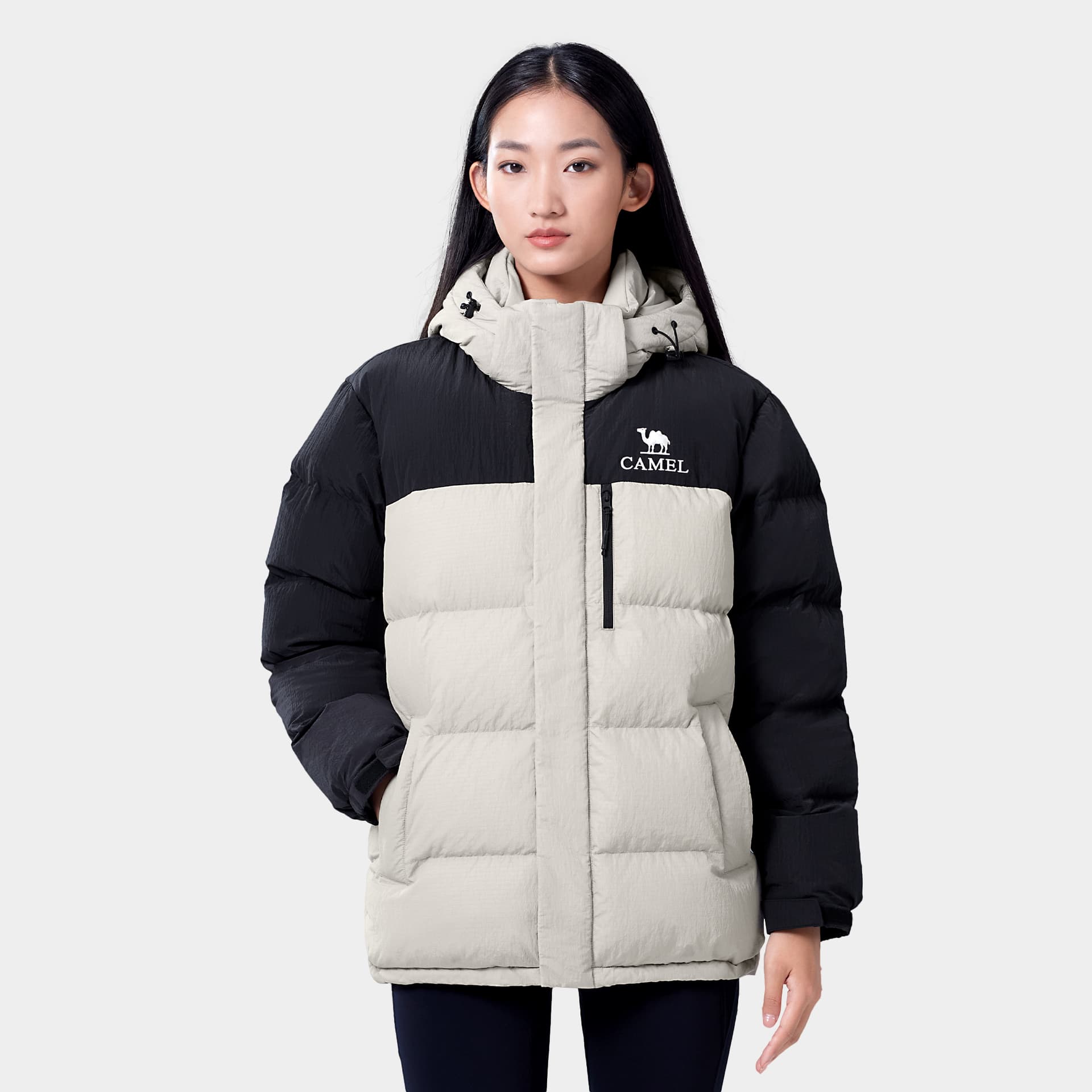 Зимняя куртка Camel Capsule Down Jacket Unisex Верблюжий цвет капсулы пуховик унисекс - изображение 3