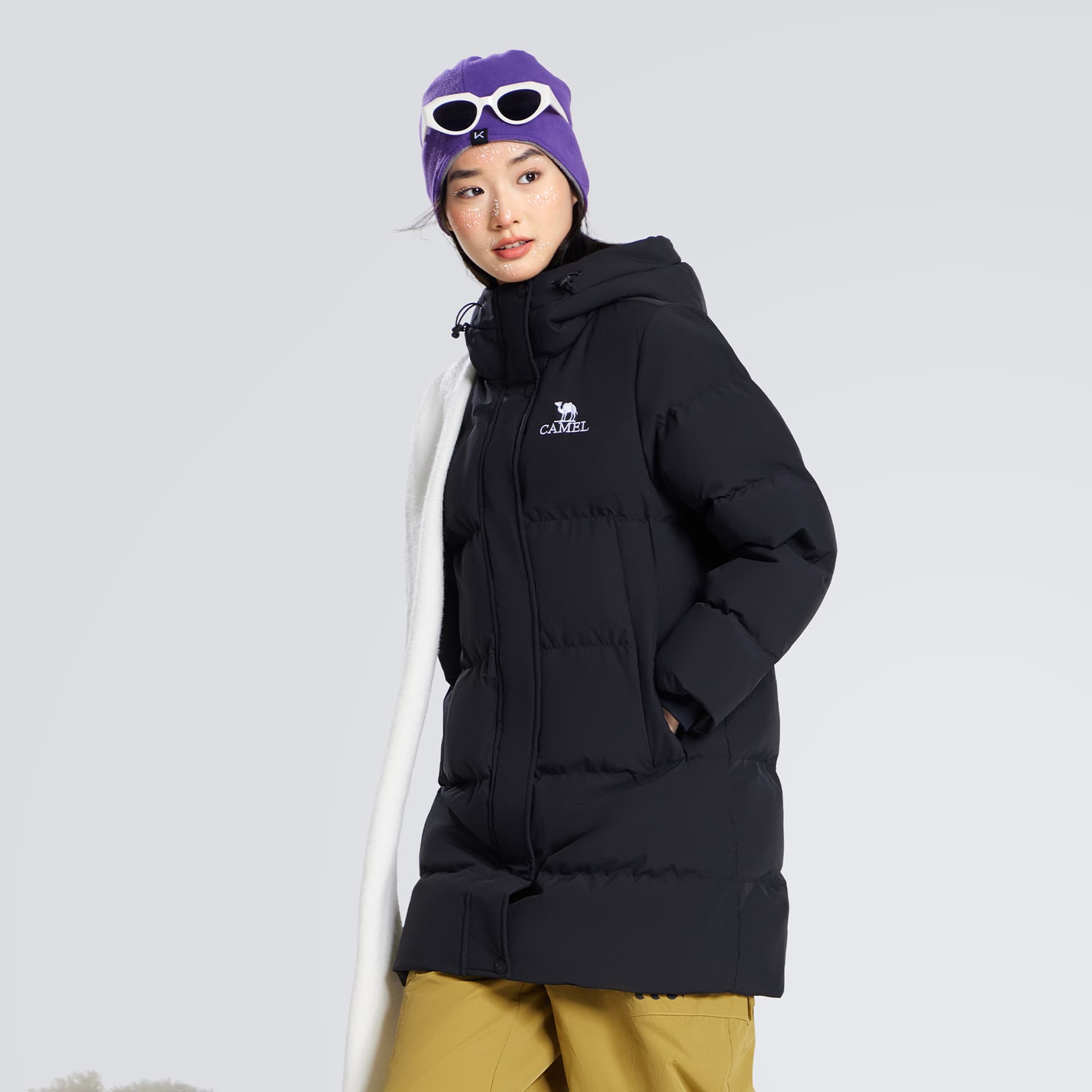 Пуховик Верблюжий цвет Warm Fleece Collection Пуховик Женские - изображение 10