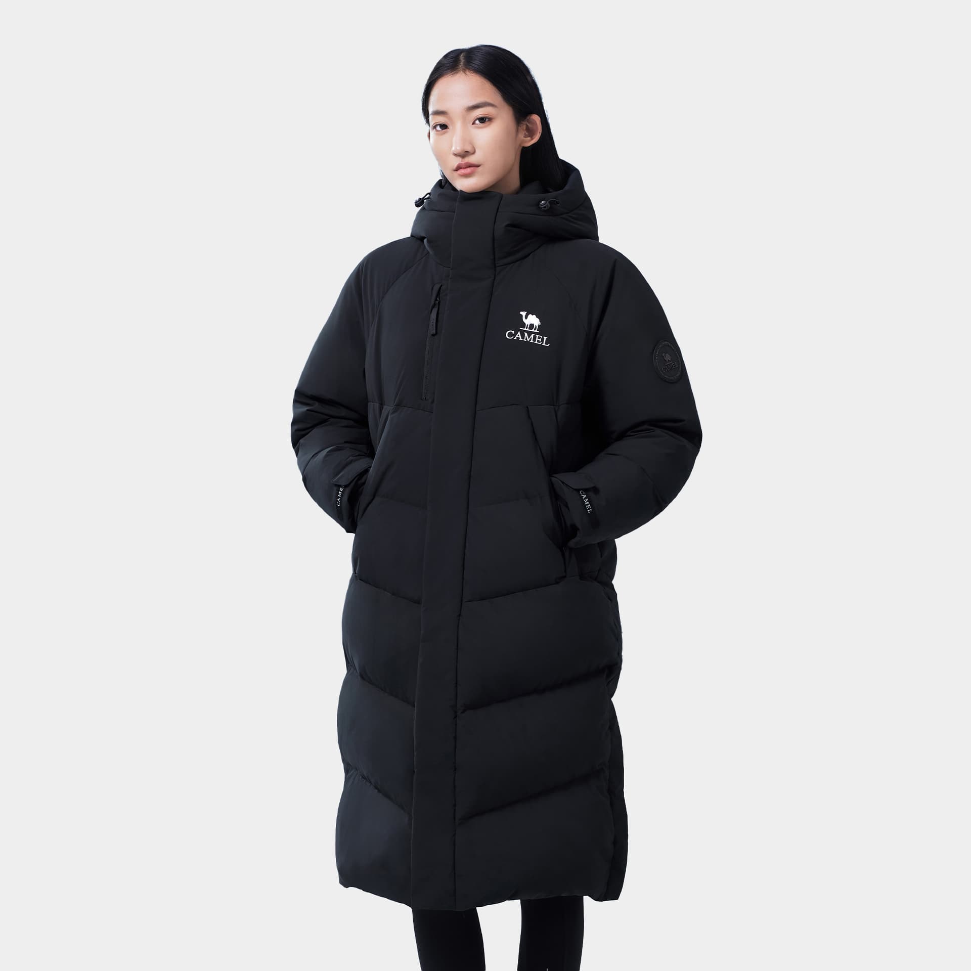 Зимняя куртка Верблюжий цвет Extreme Cold Down Jacket Унисекс - изображение 3