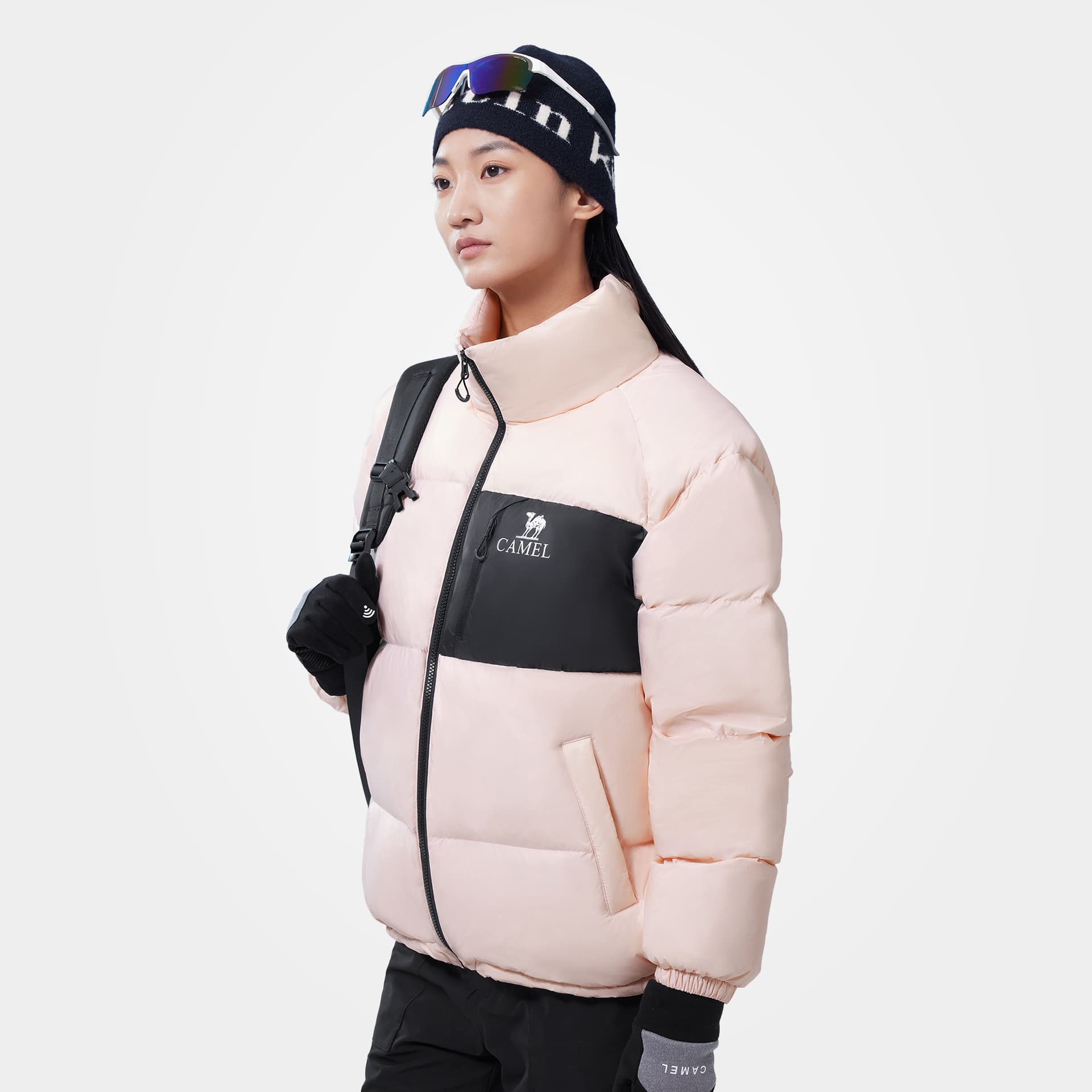 Зимняя куртка Camel Capsule Down Jacket Unisex Верблюжий цвет капсулы пуховик унисекс - изображение 5