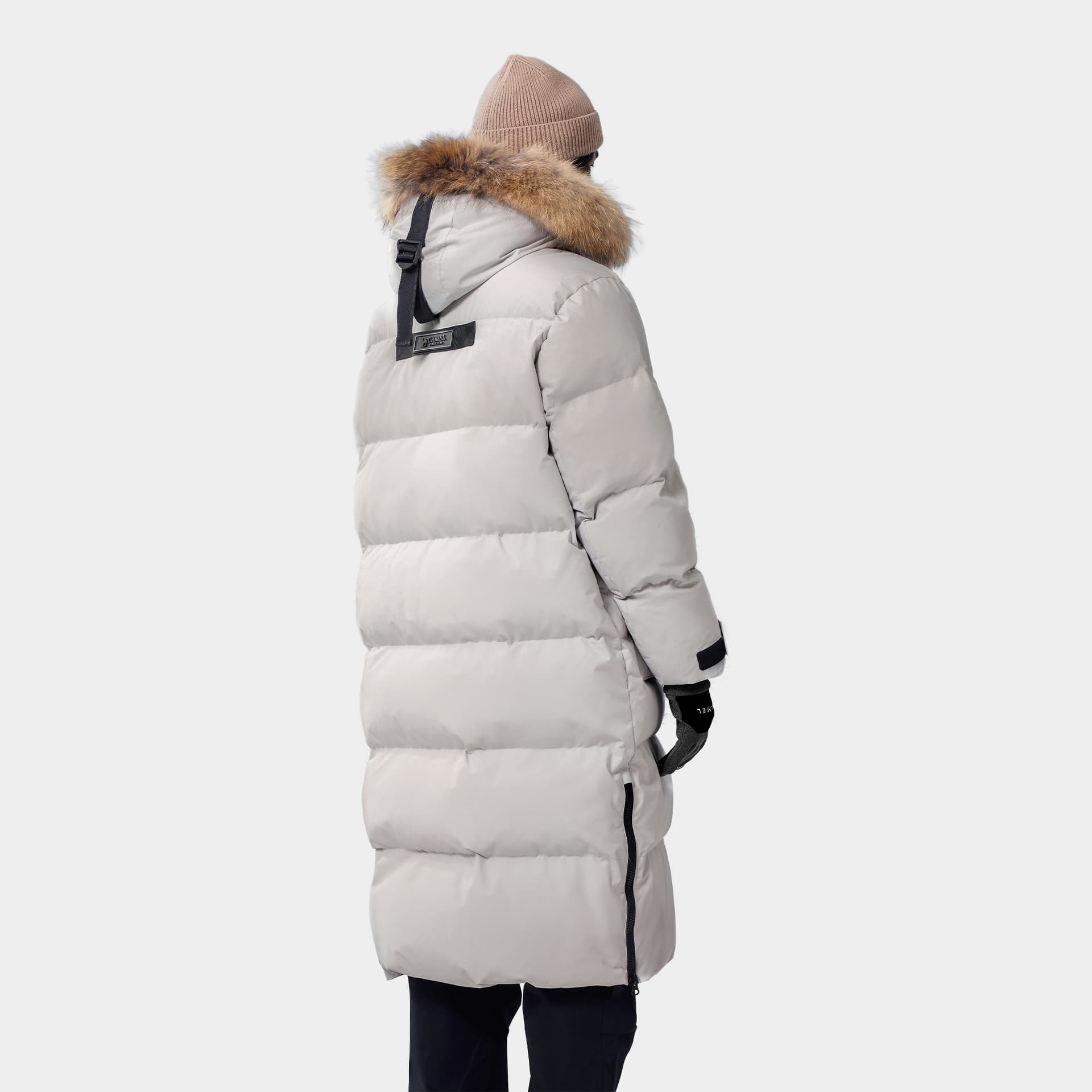 Зимняя куртка Верблюжий цвет Extreme Cold Down Jacket Мужской - изображение 4