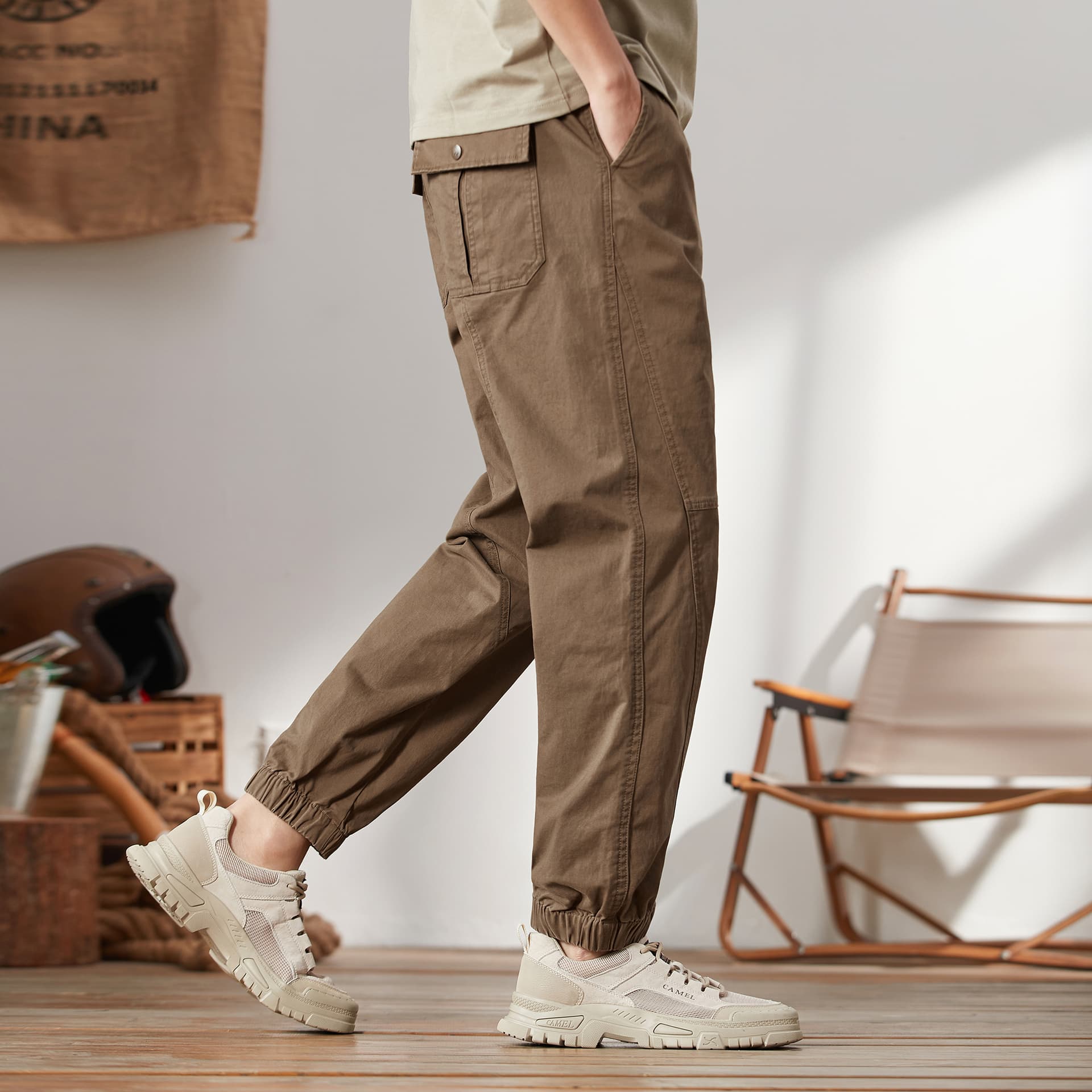 Штаны Urban Function Series Карго Брюки Мужские Camel - изображение 15