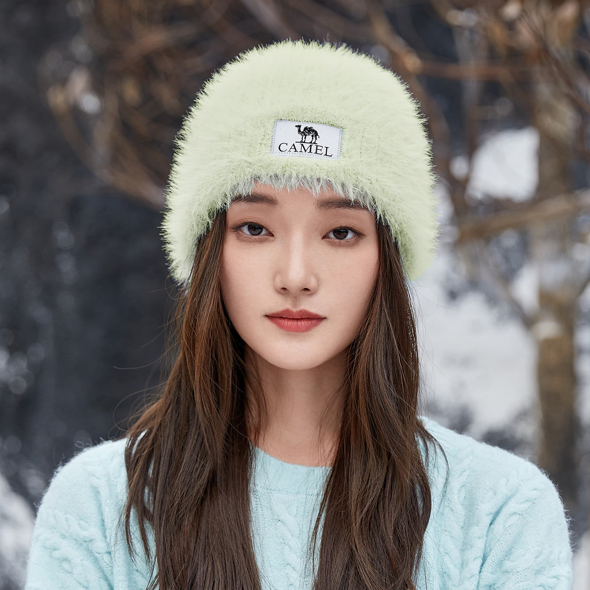 Шапка CAMEL Plush Knit Winter Hat - изображение 2