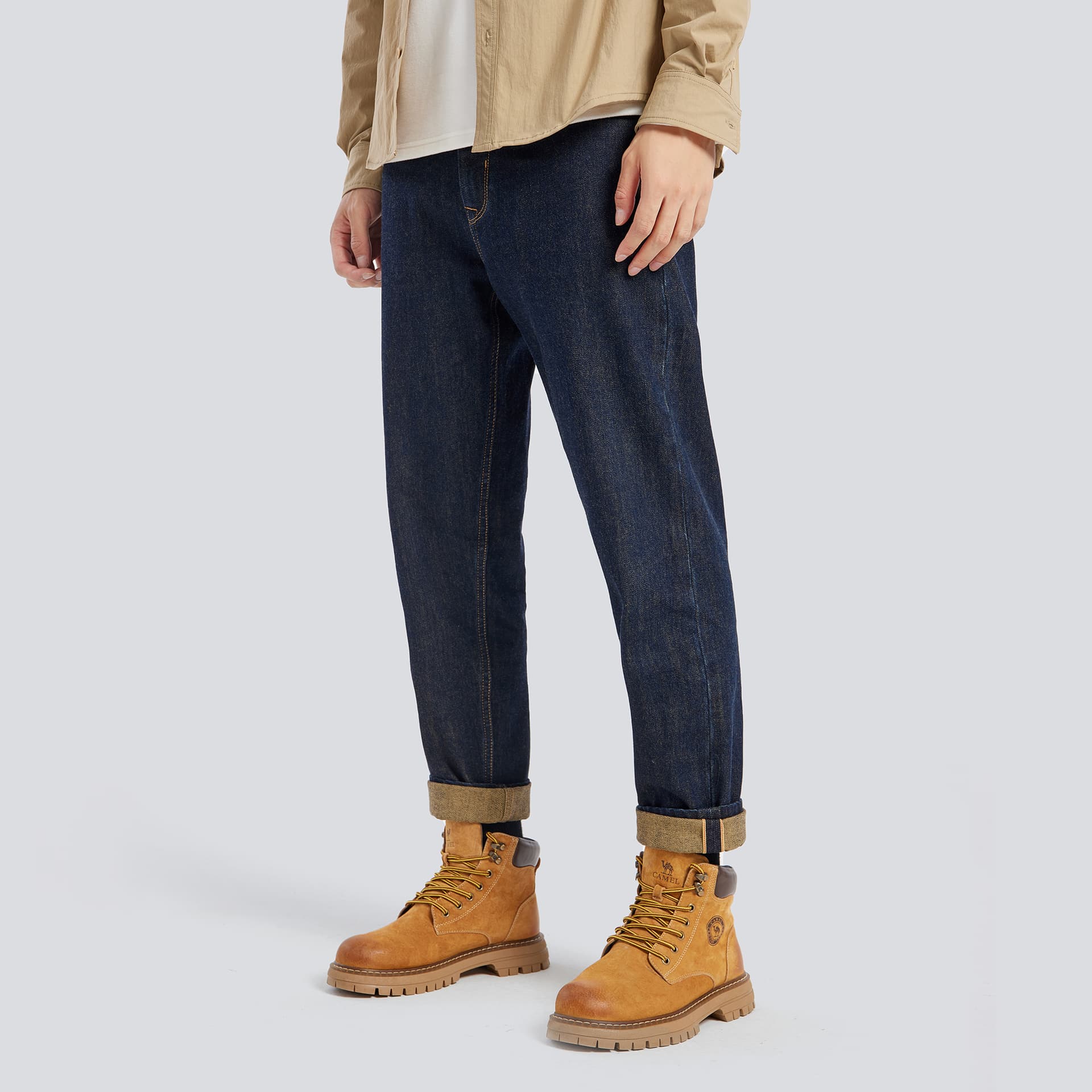 Штаны CAMEL Urban Function Series Темно-синий Мужские Джинсы - изображение 4