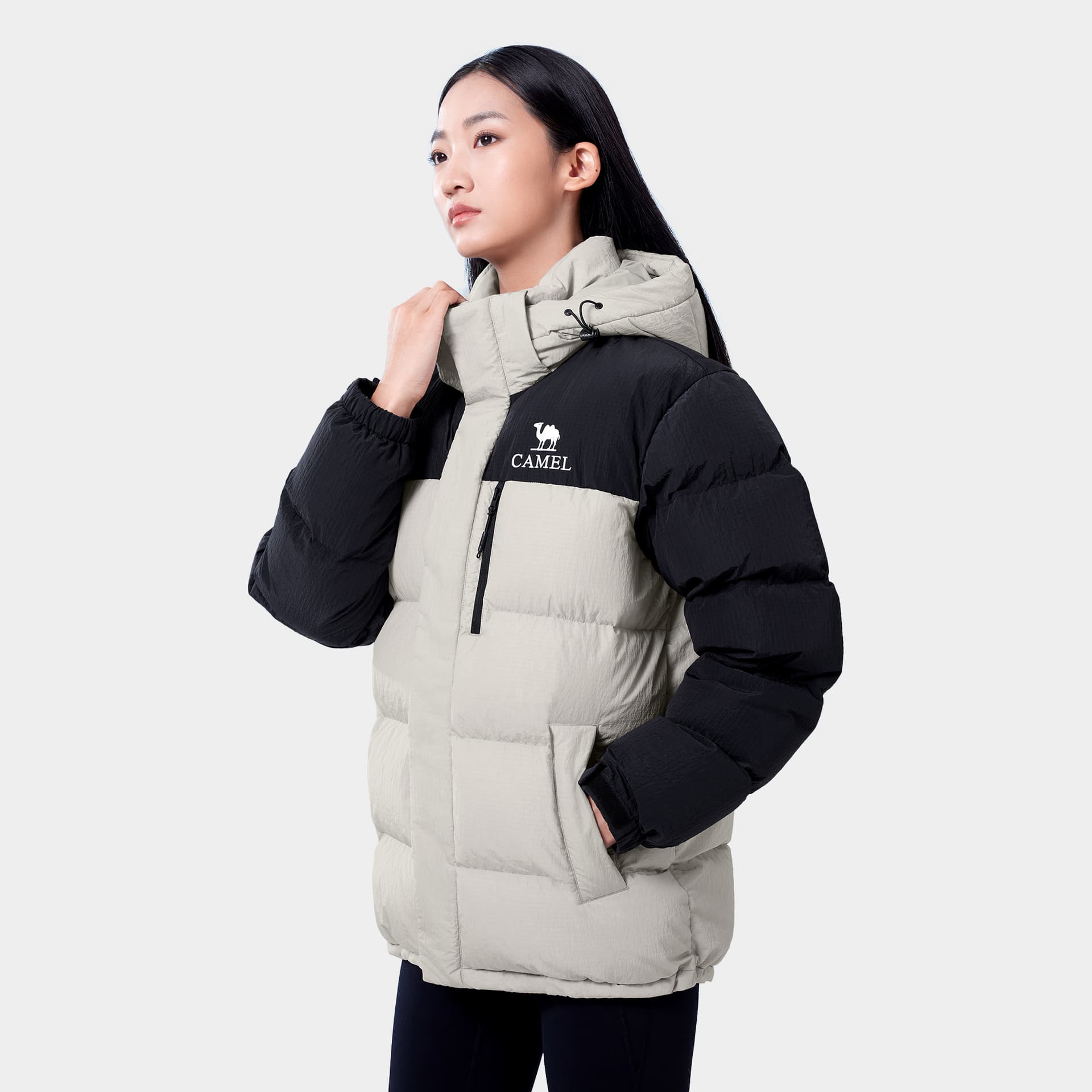 Зимняя куртка Camel Capsule Down Jacket Unisex Верблюжий цвет капсулы пуховик унисекс - изображение 4
