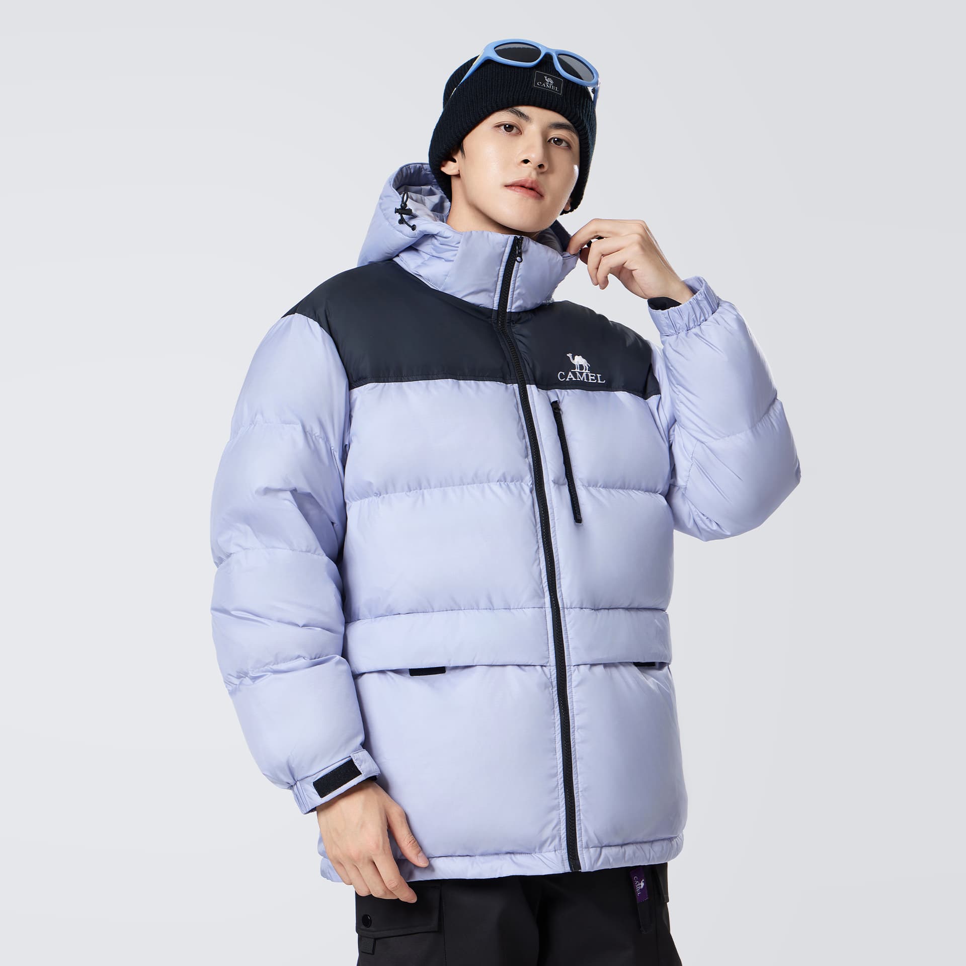 Зимняя куртка Верблюжий цвет Warm Fleece Collection Пуховик Унисекс - изображение 5