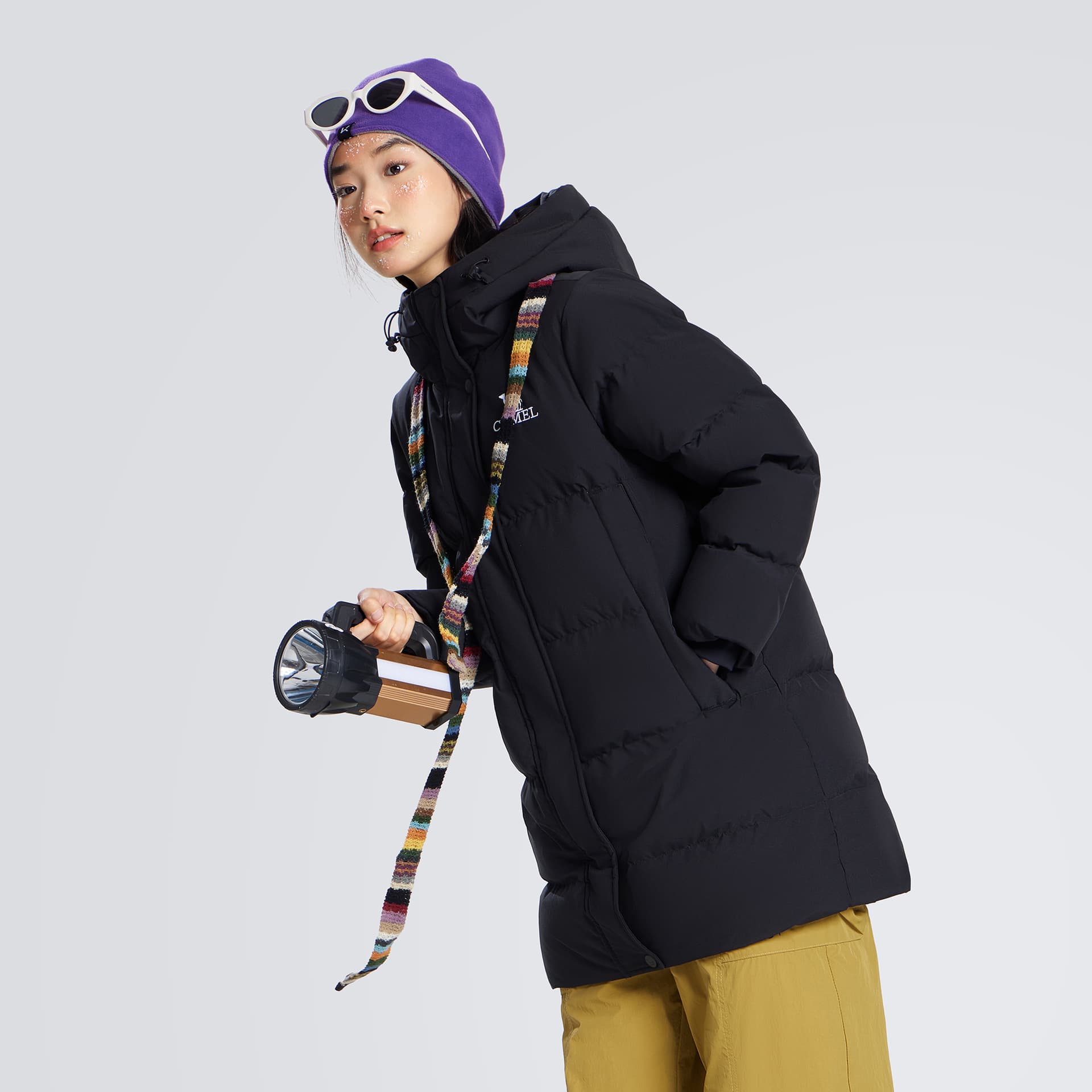 Пуховик Верблюжий цвет Warm Fleece Collection Пуховик Женские - изображение 11
