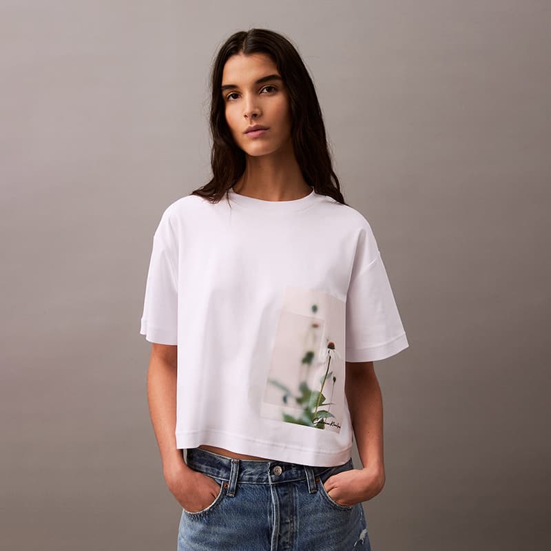 Футболка CALVIN KLEIN T-рубашка женская подарочный набор в коробке белый Moon - изображение 3