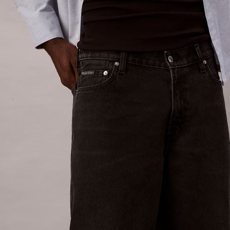 Штаны Calvin Klein 2U0 Denim Черные Мужские Джинсы - изображение 5