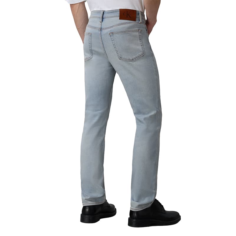 Штаны Calvin Klein Slim Fit 00K Джинсы Светло-Синие Мужские Джинсы - изображение 4