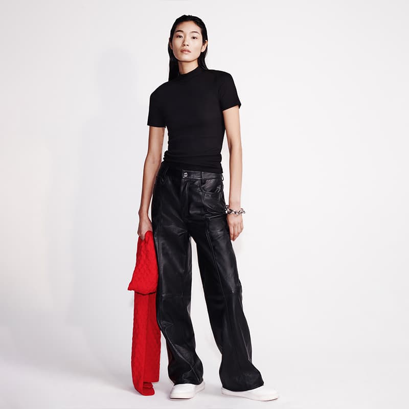 Шарф Calvin Klein Шарфы из шерсти овцы вязаные Мужской Китайский красный - изображение 5