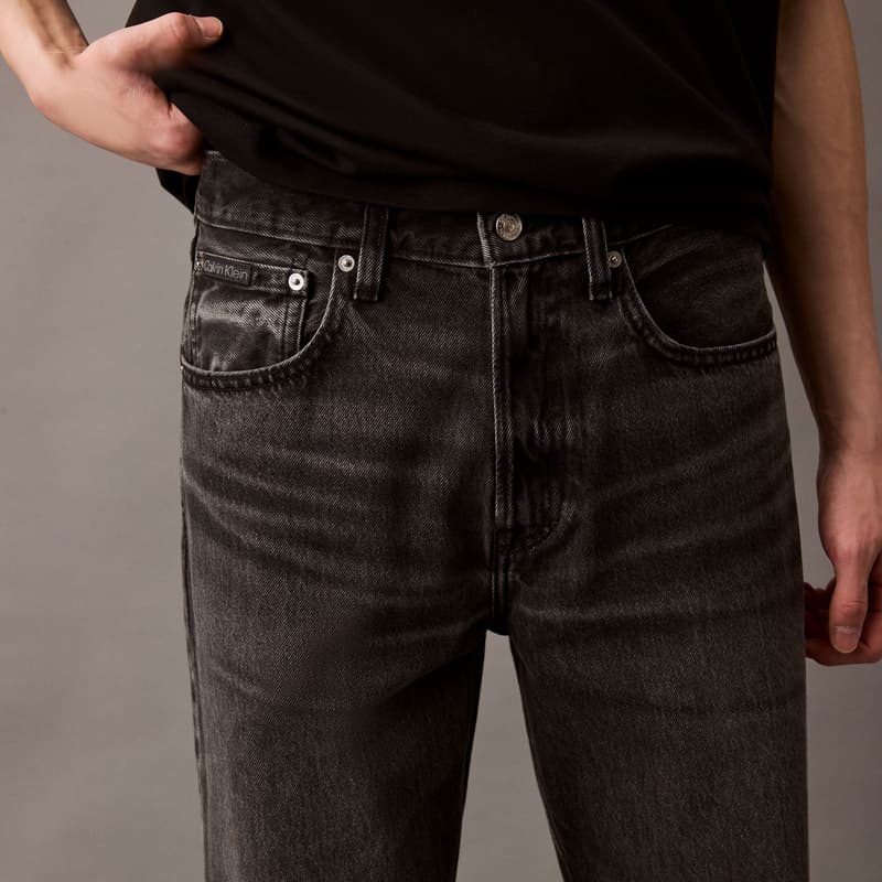 Штаны Calvin Klein Джинсы Мужские Джинсовые Серые - изображение 4