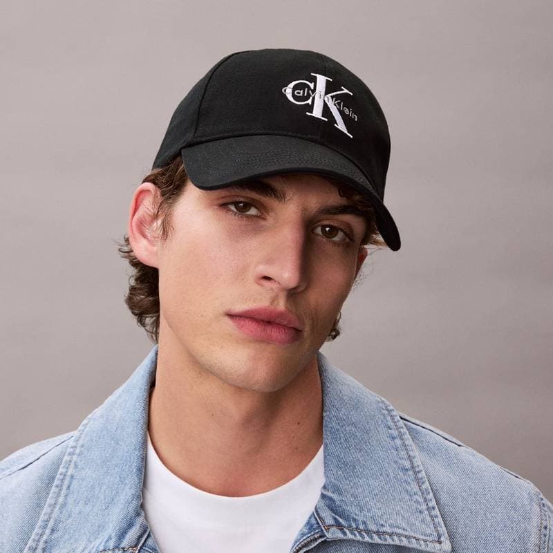 Кепка calvin klein Хлопковое волокно Кепки Унисекс Космический черный - изображение 7