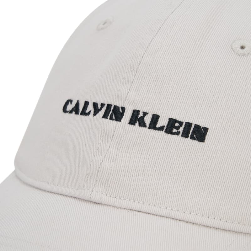 Кепка Calvin Klein Хлопковый Волокно Кепки Унисекс Ледниковый Серый - изображение 3