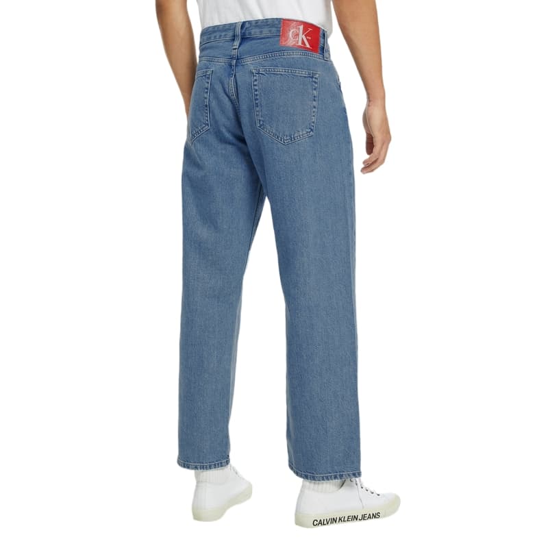 Штаны Calvin Klein 1A4 Blue Men's Jeans Кальвин Кляйн 1A4 Синий Мужские Джинсы - изображение 4