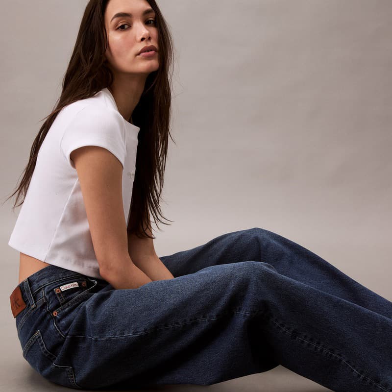 Джинсы Calvin Klein VSM Джинсовый Синий Женские Джинсы - изображение 4