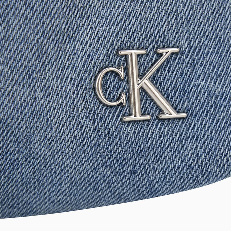 Мини-сумка calvin klein Синтетический материал Лоскутная ткань Сумки через плечо Женские Джинсовый светло-голубой - изображение 5