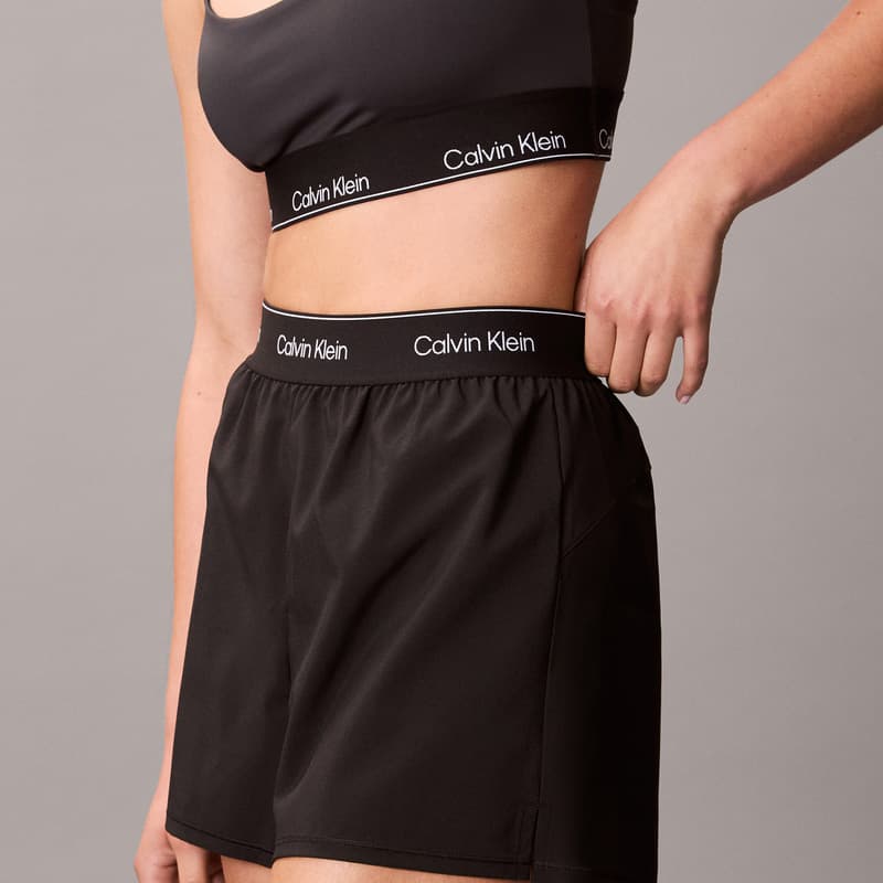 Calvin Klein SS25 Спортивные шорты Женские Космос Черный - изображение 6