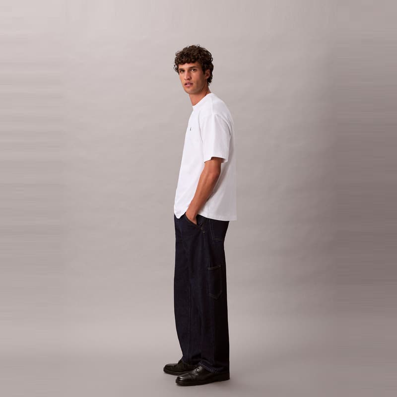 Штаны Calvin Klein N8D Темно-синий деним Мужские Джинсы - изображение 4