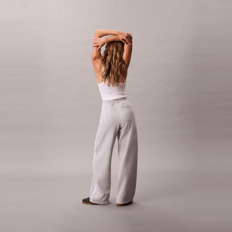 Штаны Calvin Klein Джинсы Жаккардовый трикотаж Текстильный ремень С флисовой подкладкой Прямой крой - изображение 5