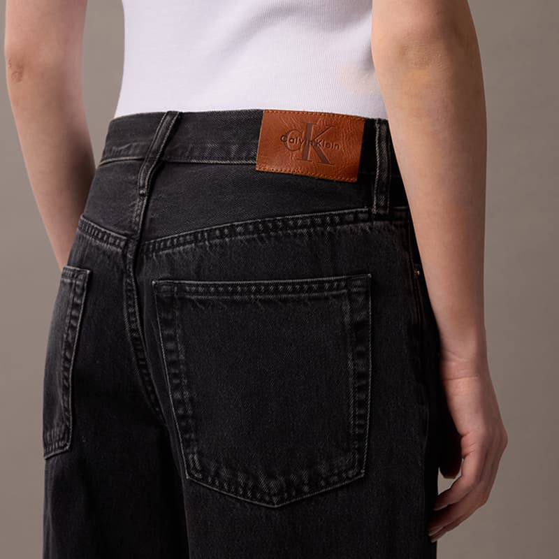 Джинсы Calvin Klein 846 Denim Черный Серый Женские Джинсы - изображение 6