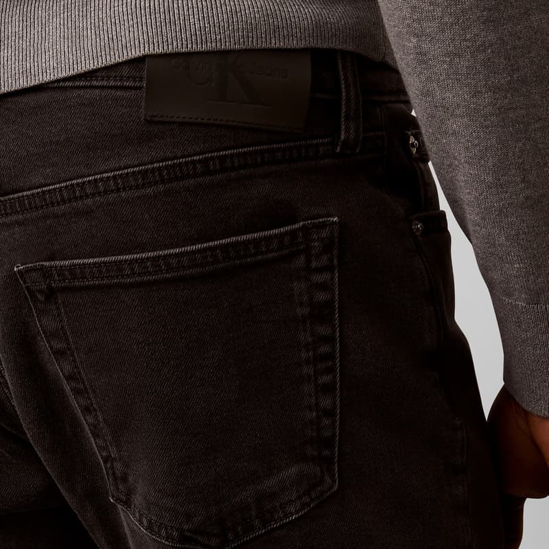 Штаны Calvin Klein Wedged 846 Деним Черный Серый Мужские Джинсы - изображение 7