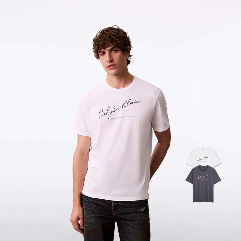 Футболка Calvin Klein Мужские T-рубашки - изображение 3
