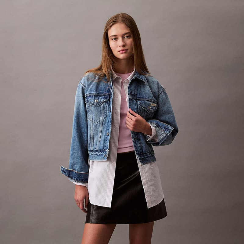 Calvin Klein Джинсовая Куртка Женская - изображение 5