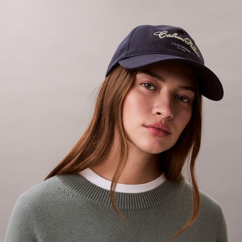 Кепка Calvin Klein Хлопковый Волокно Кепки Унисекс Темно-Синий - изображение 6
