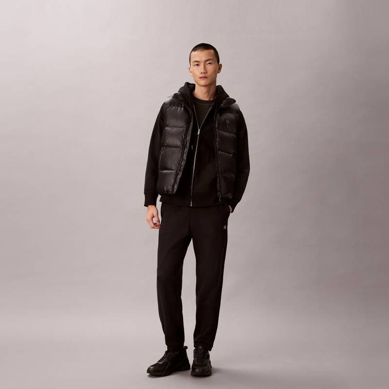Штаны Calvin Klein UB1 Космический Черный Мужские Спортивные Трикотажные Штаны - изображение 3
