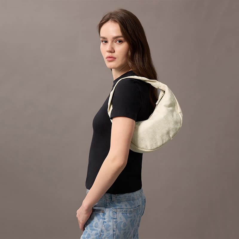 Мини-сумка calvin klein Ткань Сумка Средний Женские Натуральная кожа - изображение 9