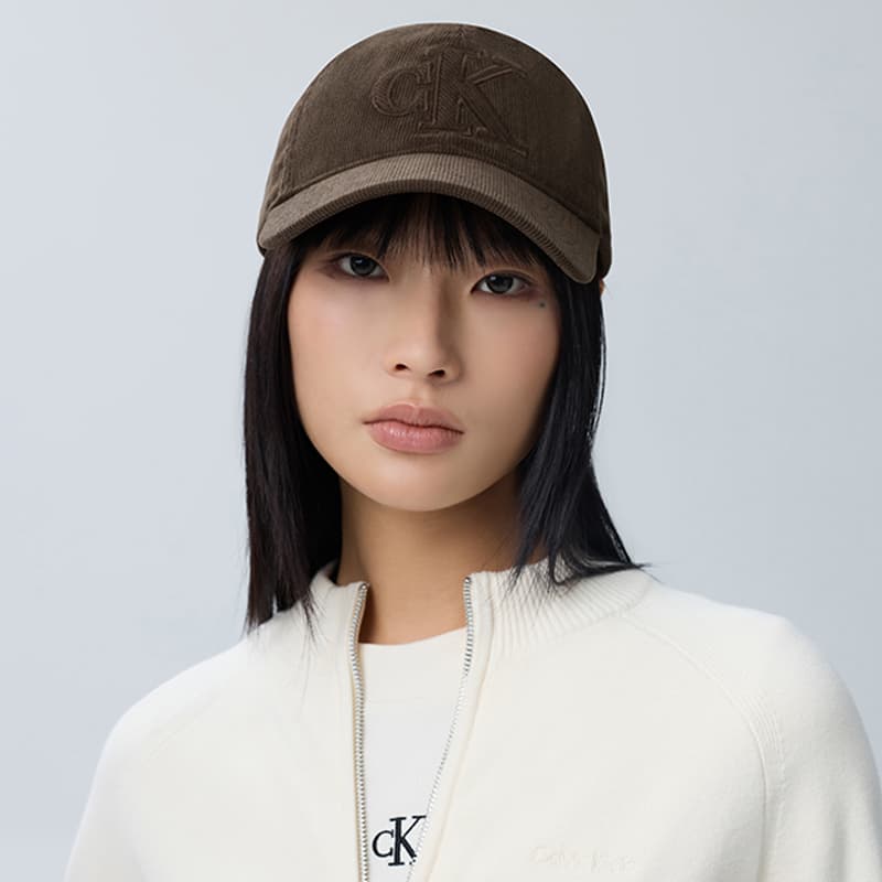 Кепка calvin klein Полиэфирное волокно Кепки Унисекс Мокко - изображение 5