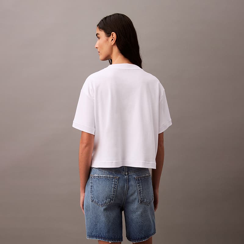 Футболка CALVIN KLEIN T-рубашка женская подарочный набор в коробке белый Moon - изображение 5