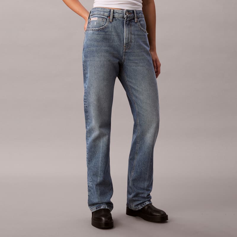 Джинсы Calvin Klein 2PX Джинсовый Светло-Синий Женские Джинсы - изображение 3