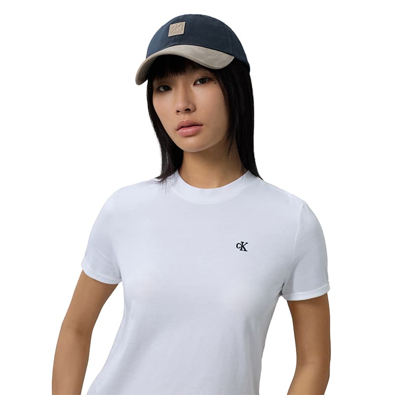 Кепка Calvin Klein Хлопковый Волокно Кепки Унисекс Темно-Синий - изображение 5
