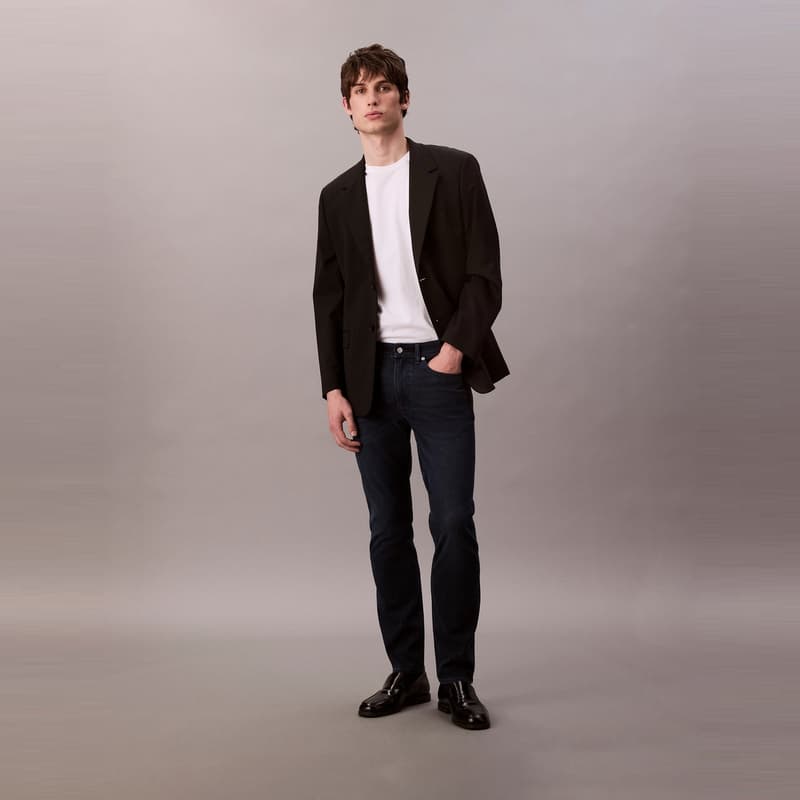 Штаны Calvin Klein 0R7 Темно-синий деним Мужские Джинсы - изображение 5