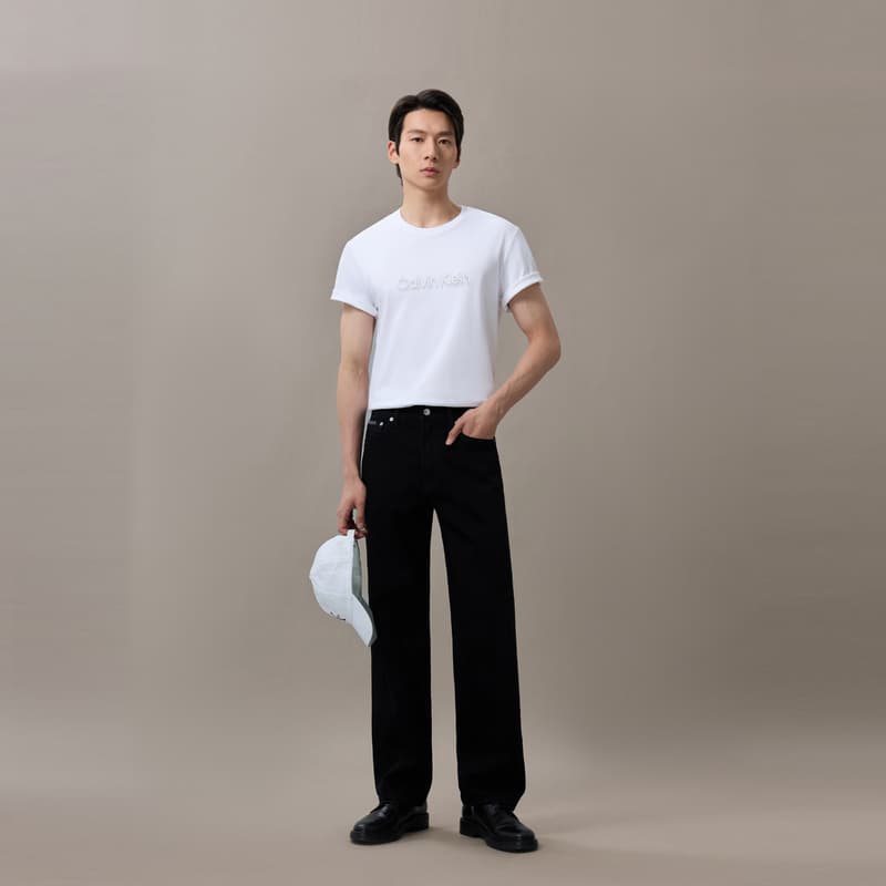 Штаны Calvin Klein JW4 Denim Черные Мужские Джинсы - изображение 5
