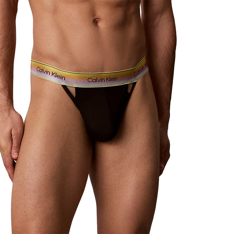 Трусы Calvin Klein UB1 Космический Черный Мужские Стринги - изображение 2