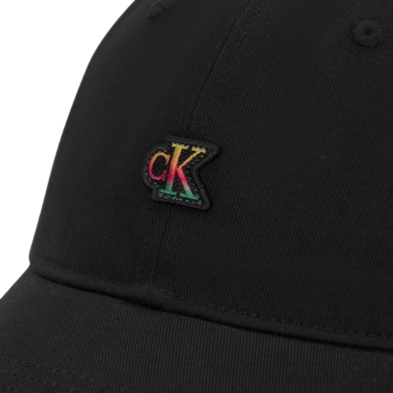 Кепка Calvin Klein Хлопковый Волокно Бейсболки Унисекс Космический Черный - изображение 3