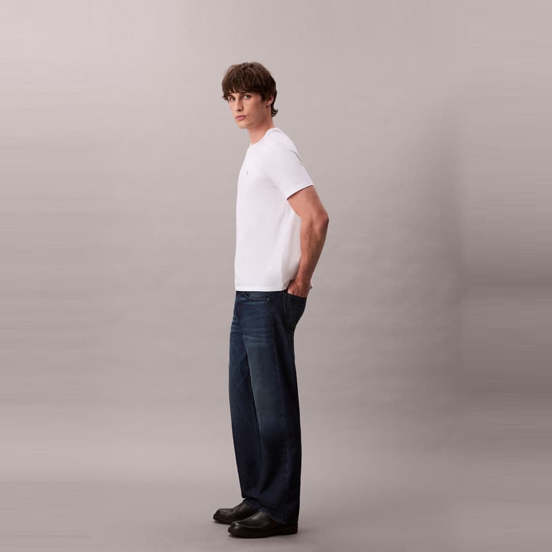 Штаны Calvin Klein 3WB Джинсовый Синий Мужские Джинсы - изображение 4
