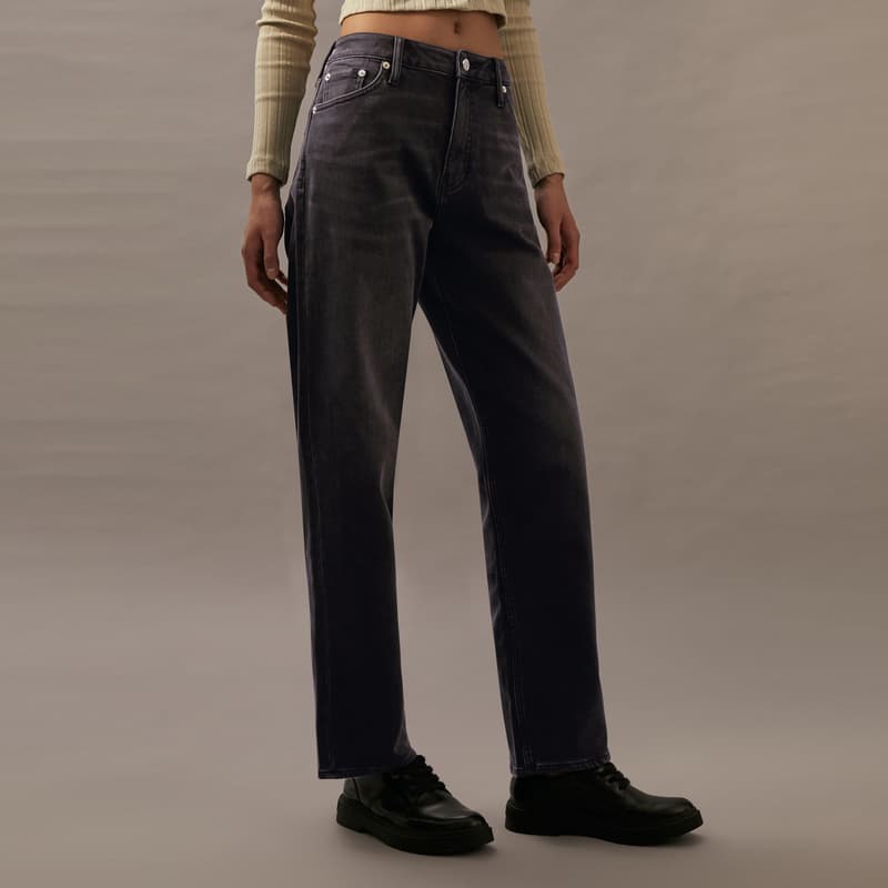 Джинсы Calvin Klein Джинсы Женские Черные - изображение 4