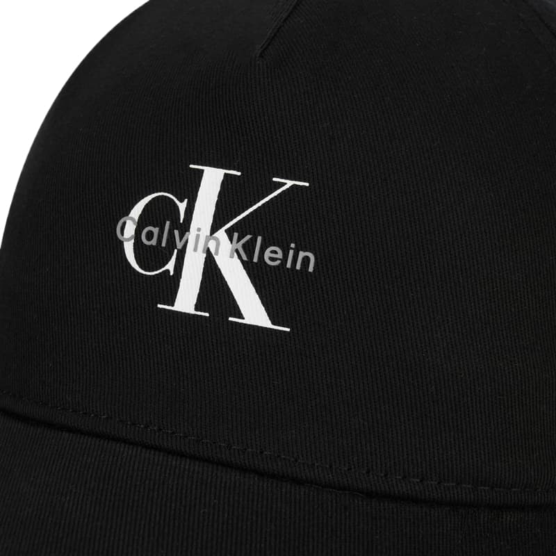 Кепка Calvin Klein Хлопковый Волокно Бейсболки Унисекс Космический Черный - изображение 5