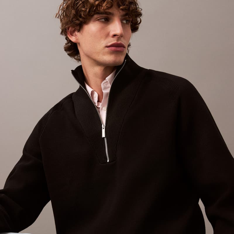 Кофта Calvin Klein UB1 Космический Черный Мужские Свитера - изображение 6