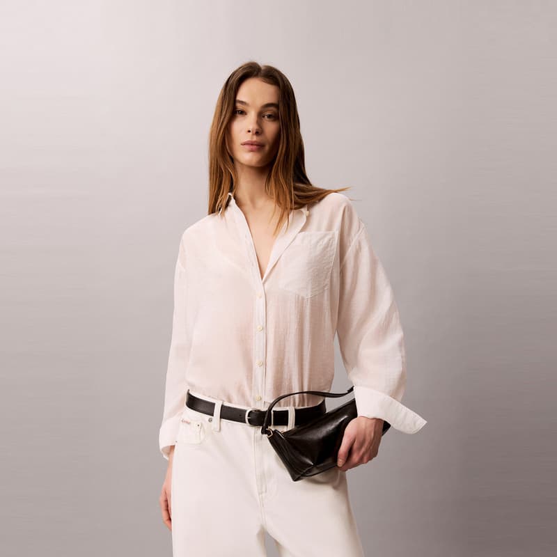 Сумка calvin klein Синтетический материал Сумка Женские Космический черный - изображение 4