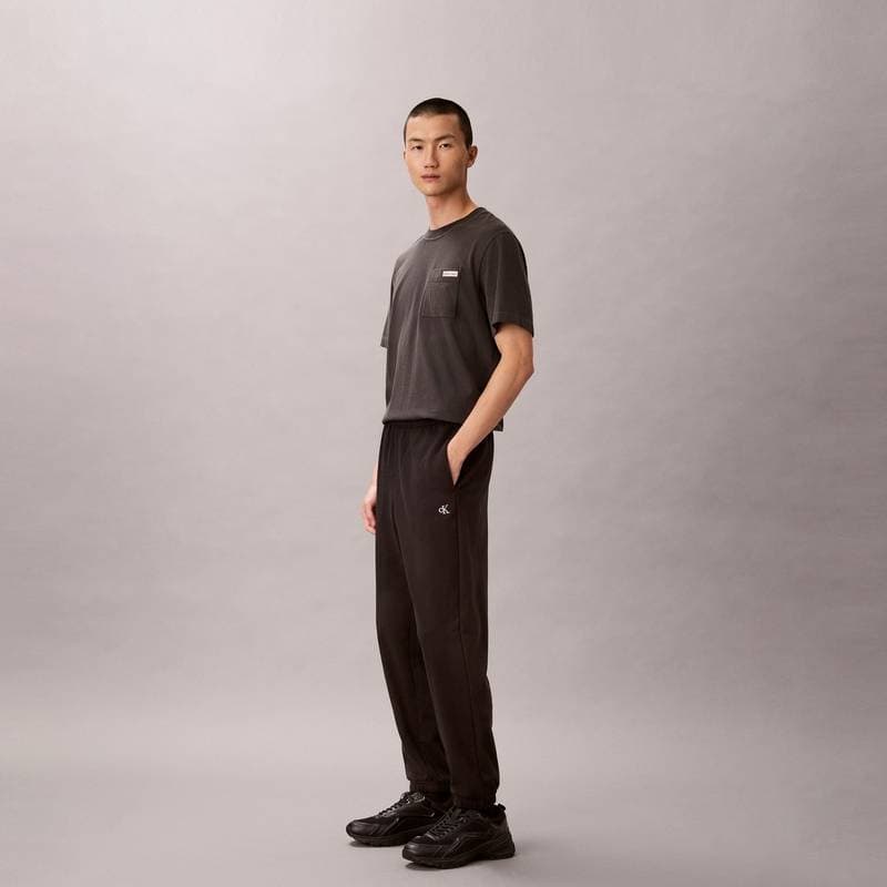 Штаны Calvin Klein UB1 Космический Черный Мужские Спортивные Трикотажные Штаны - изображение 5