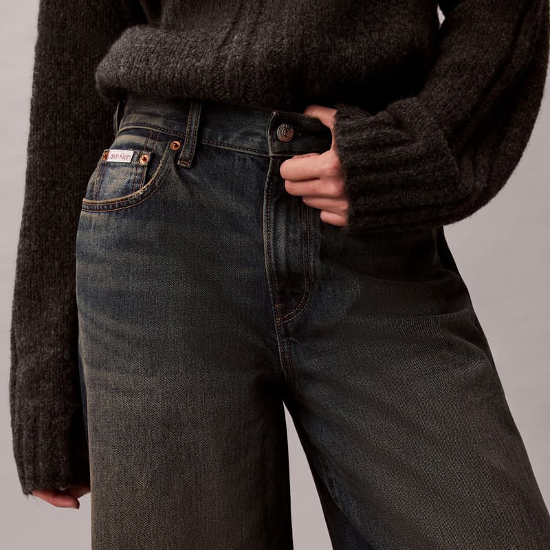 Джинсы Calvin Klein 01C Джинсовый Синий Женские Джинсы - изображение 5