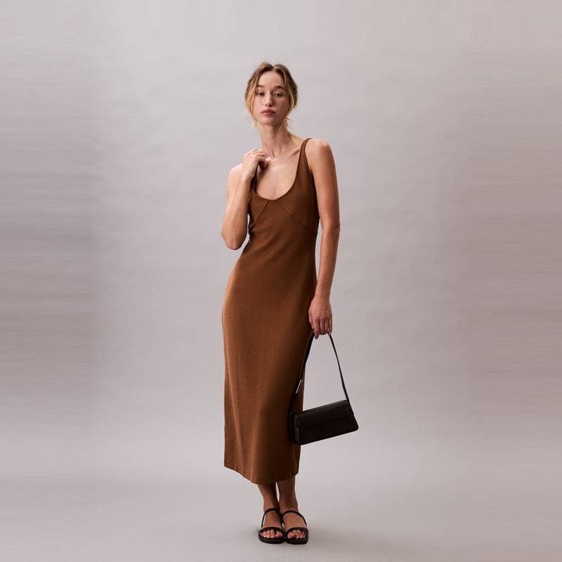 Мини-сумка CALVIN KLEIN Синтетический материал Сумка через плечо Средняя Женская Космический черный - изображение 7