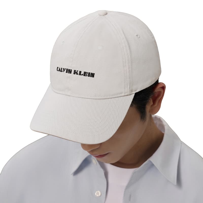 Кепка Calvin Klein Хлопковый Волокно Кепки Унисекс Ледниковый Серый - изображение 5