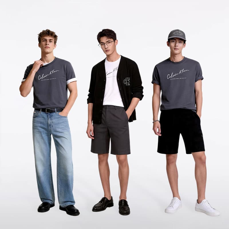 Футболка Calvin Klein Мужские T-рубашки - изображение 4